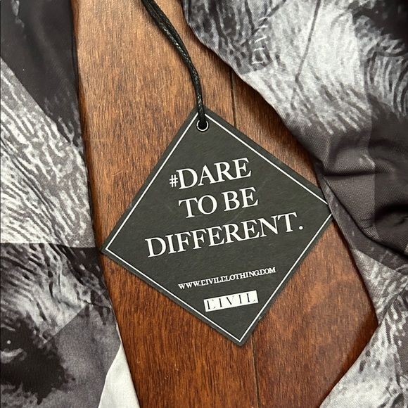 Civil Regime Black and Gray Wolf Bodycon Dress, Size Large, NWT - Picture 12 of 12